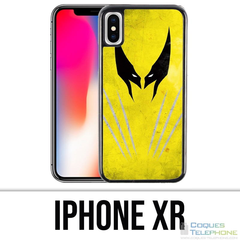 Coque iPhone XR - Xmen Wolverine Art Design