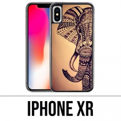 Vinilo o funda para iPhone XR - Elefante azteca vintage