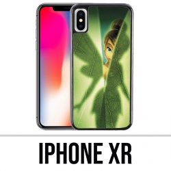 Coque iPhone XR - Fée Clochette Feuille
