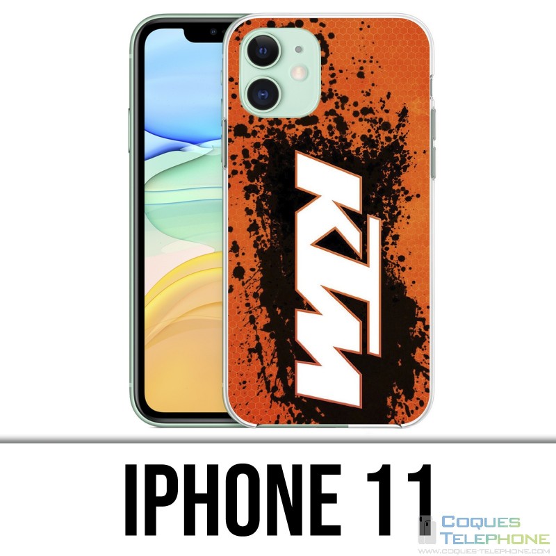 Coque iPhone 11 - Ktm Logo Galaxy