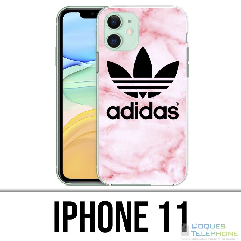 Custodia per iPhone 11 - Adidas Marble Pink