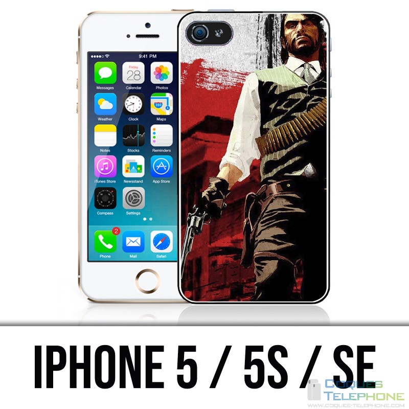IPhone 5 / 5S / SE Hülle - Red Dead Redemption Sun