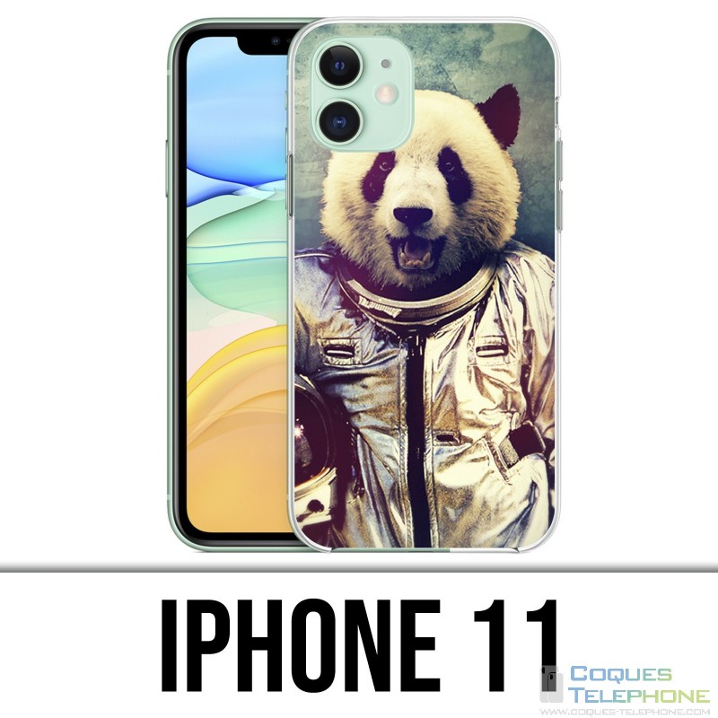 Coque iPhone 11 - Animal Astronaute Panda
