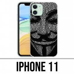Coque iPhone 11 - Anonymous 3D
