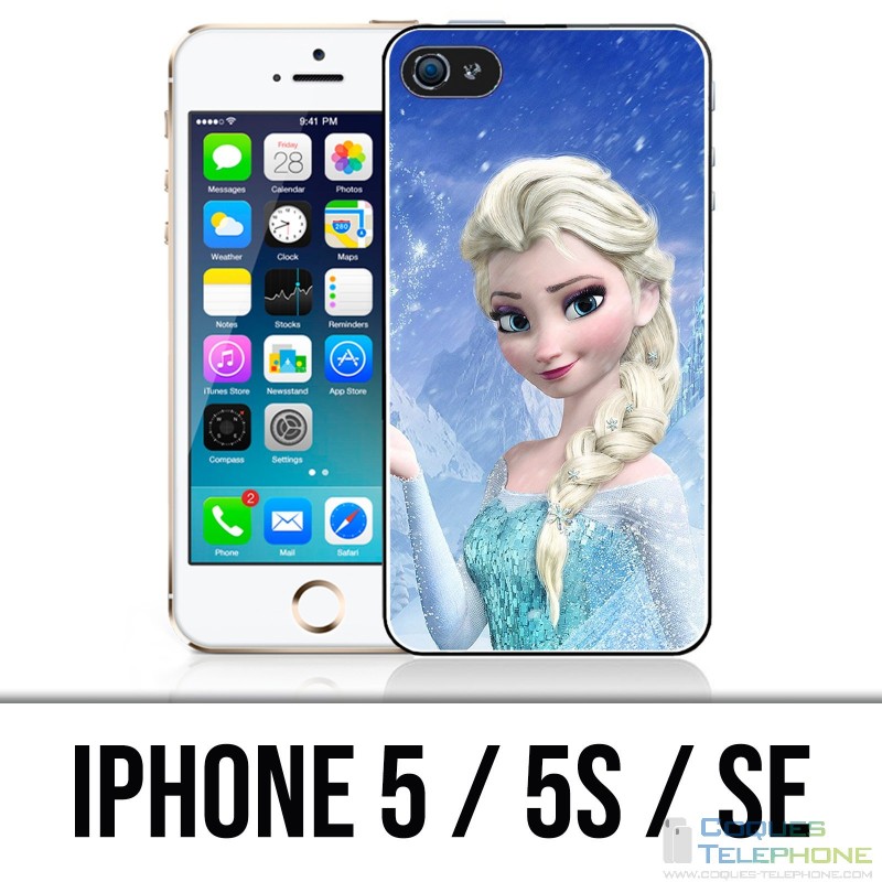 Custodia per iPhone 5 / 5S / SE - Snow Queen Elsa e Anna
