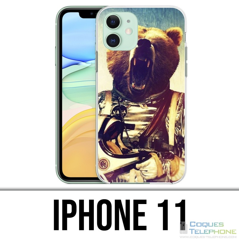 Coque iPhone 11 - Astronaute Ours