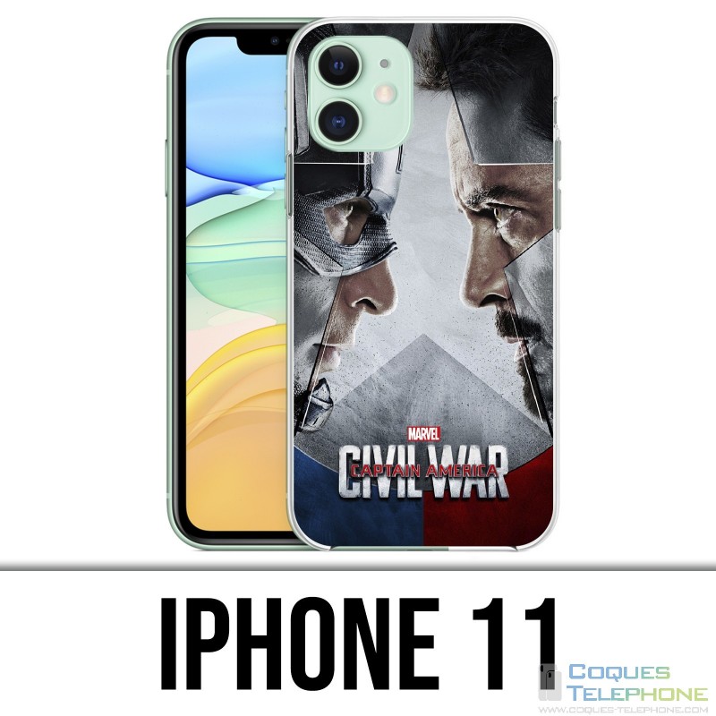 Coque iPhone 11 - Avengers Civil War
