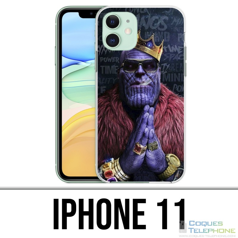 Coque iPhone 11 - Avengers Thanos King