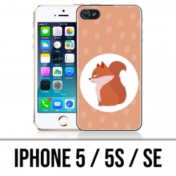 Coque iPhone 5 / 5S / SE - Renard Roux