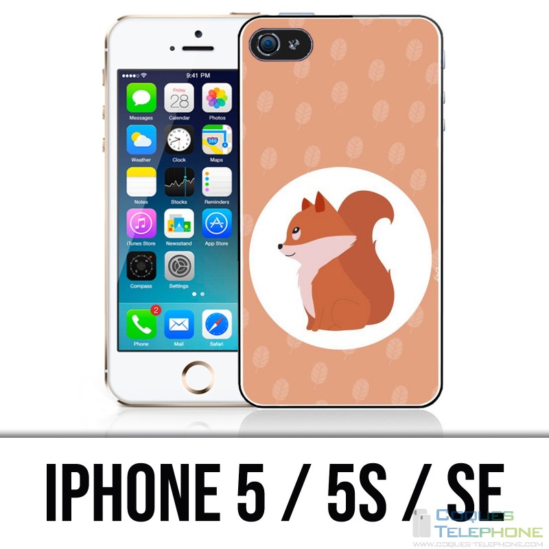 IPhone 5 / 5S / SE Tasche - Renard Roux