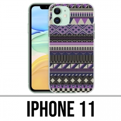 Coque iPhone iPhone 11 - Azteque Violet