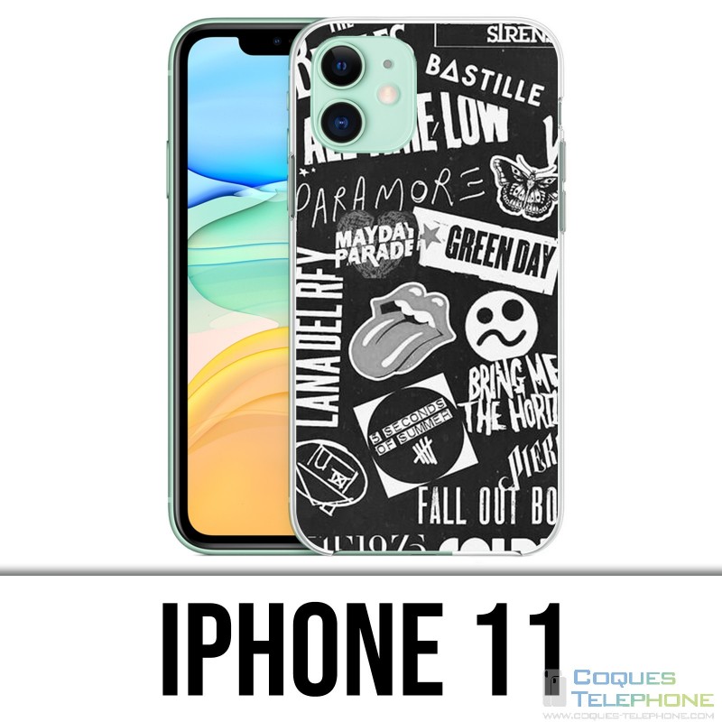 Custodia per iPhone 11 - Distintivo rock