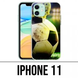 Coque iPhone 11 - Ballon Football Pied