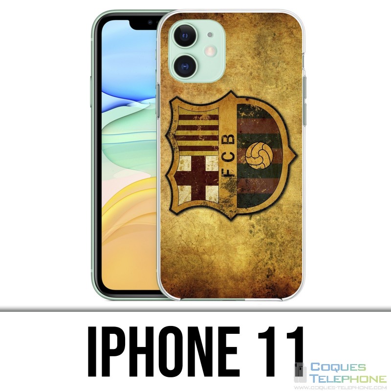 Custodia iPhone 11 - Barcelona Vintage Football