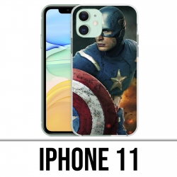 Funda iPhone 11 - Captain America Comics Avengers