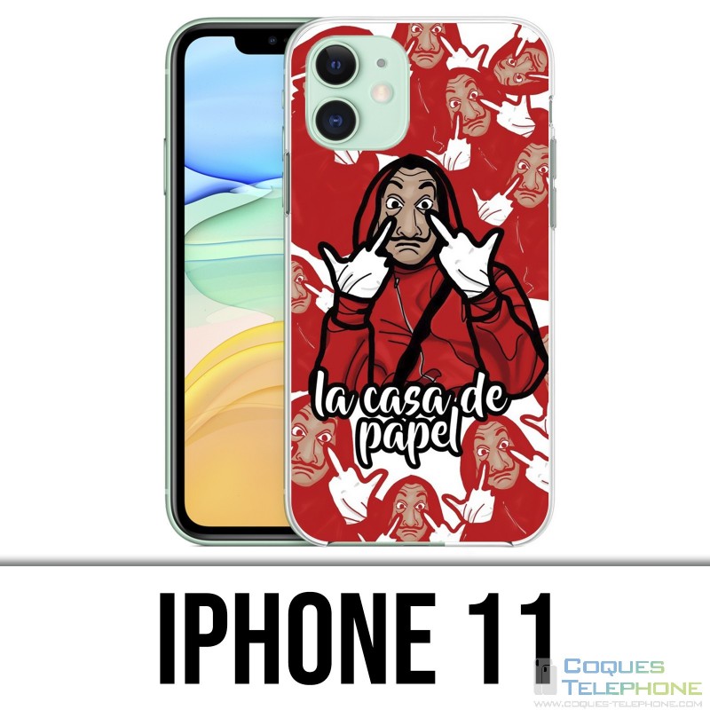 IPhone 11 Case - Casa De Papel Cartoon