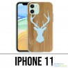 Funda iPhone 11 - Ciervo Madera