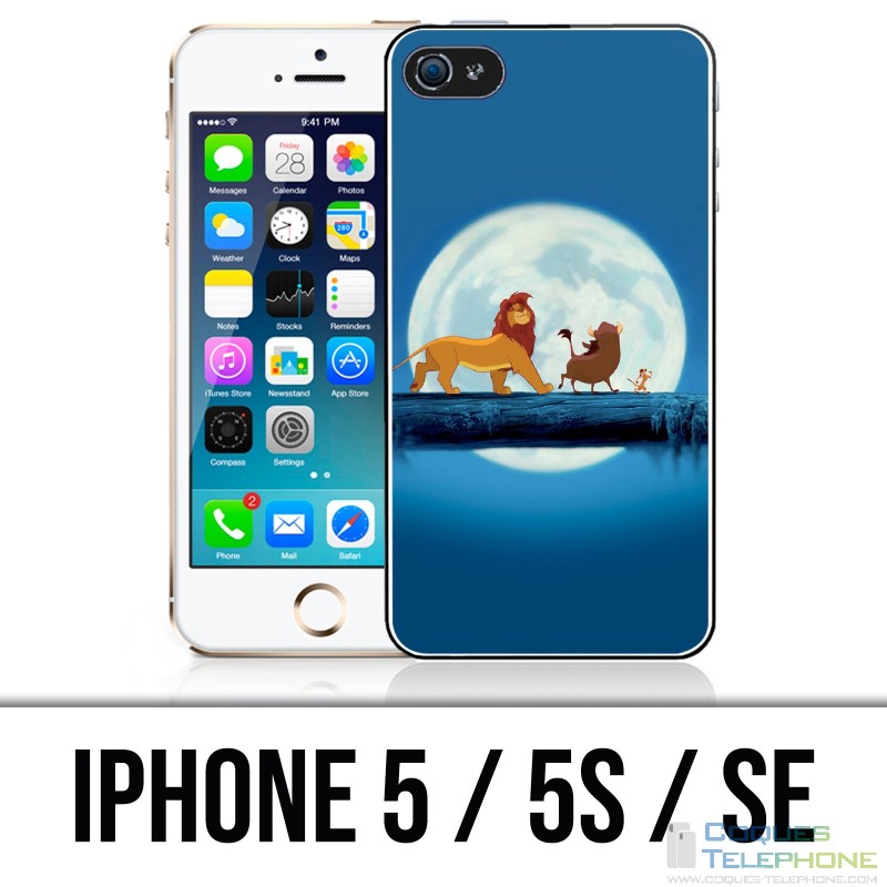 IPhone 5 / 5S / SE case - Lion King Moon