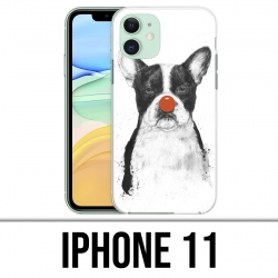 IPhone 11 Case - Dog Bulldog Clown