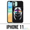 Funda iPhone 11 - Dog Pug Dj