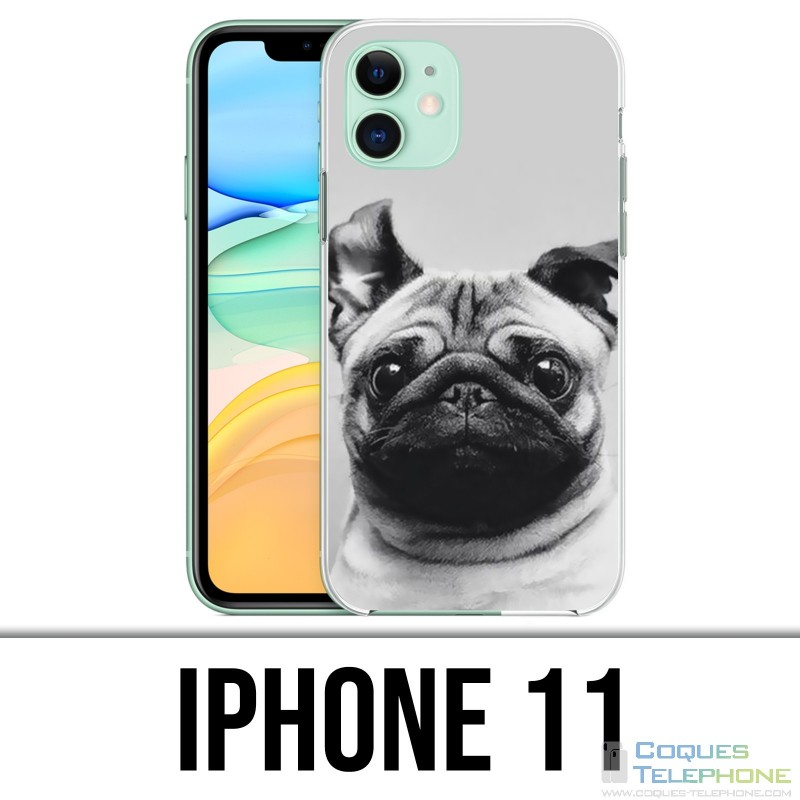 IPhone 11 Fall - Hundemopsohren