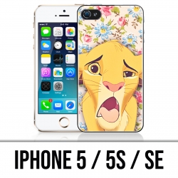 Coque iPhone 5 / 5S / SE - Roi Lion Simba Grimace