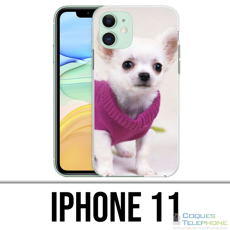 Coque iPhone 11 - Chien Chihuahua