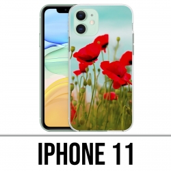 Custodia per iPhone 11 - Poppies 2
