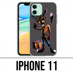 Funda iPhone 11 - Máscara Crash Bandicoot
