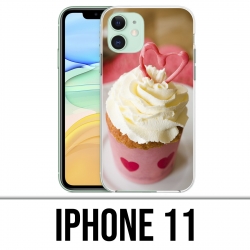 Coque iPhone 11 - Cupcake Rose