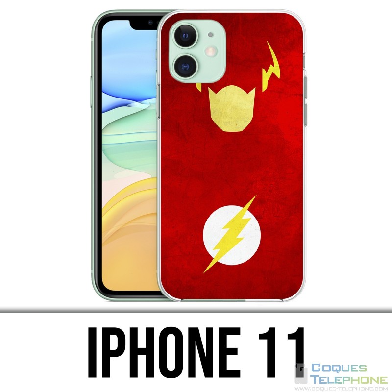 IPhone 11 Case - Dc Comics Flash Art Design