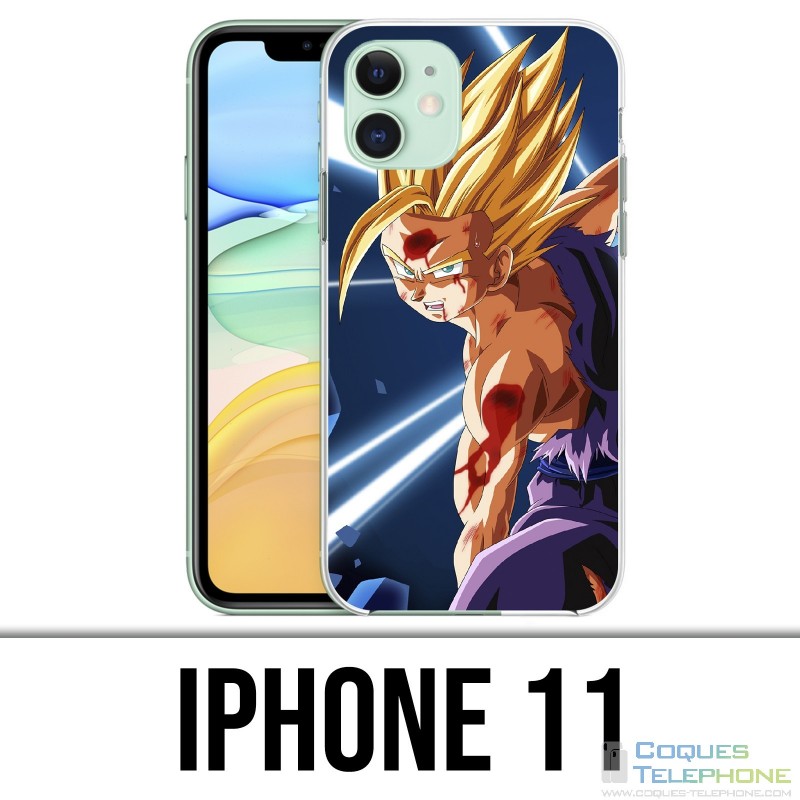 Coque iPhone 11 - Dragon Ball Gohan Kameha