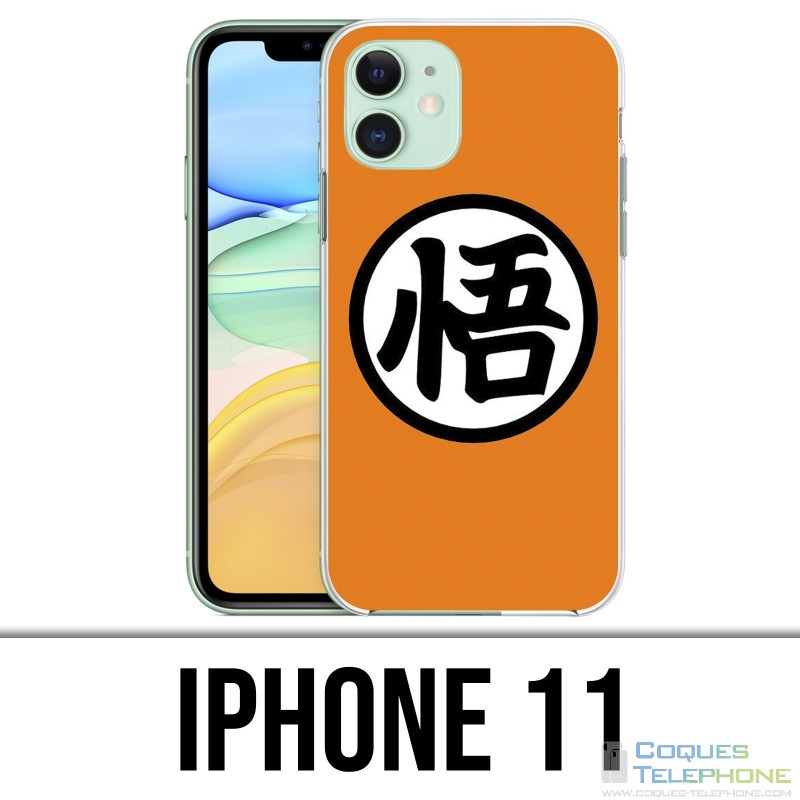 Coque iPhone 11 - Dragon Ball Goku Logo