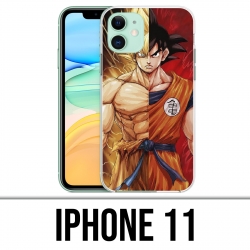 Coque iPhone 11 - Dragon Ball Goku Super Saiyan