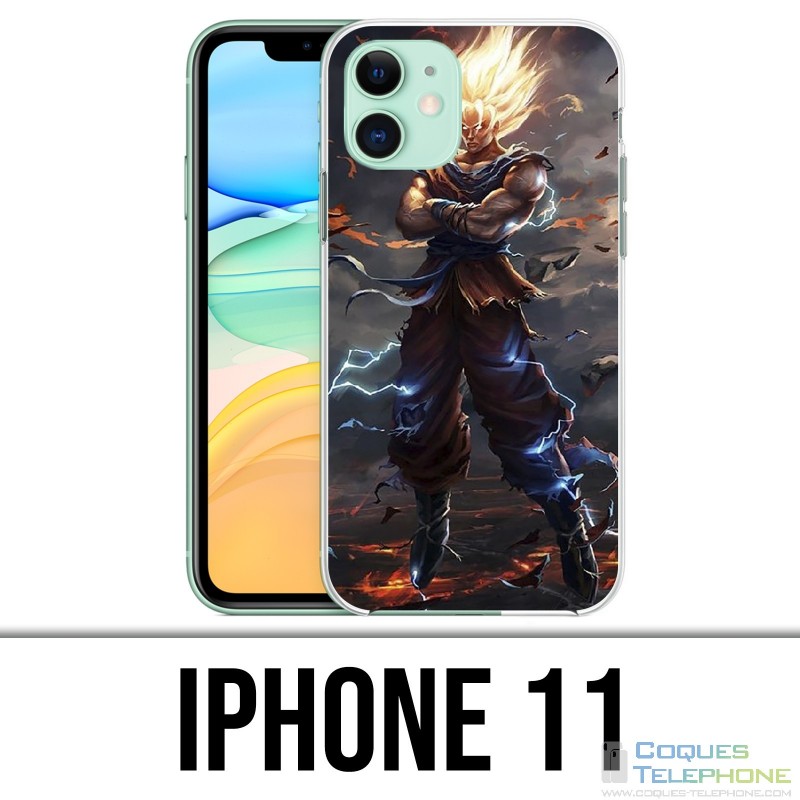 Funda iPhone 11 - Dragon Ball Super Saiyan