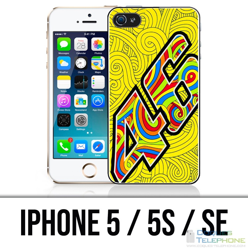 Custodia per iPhone 5 / 5S / SE - Rossi 46 Waves