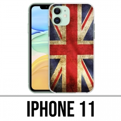 Custodia per iPhone 11 - Bandiera britannica vintage