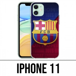 Funda iPhone 11 - Football Fc Barcelona Logo