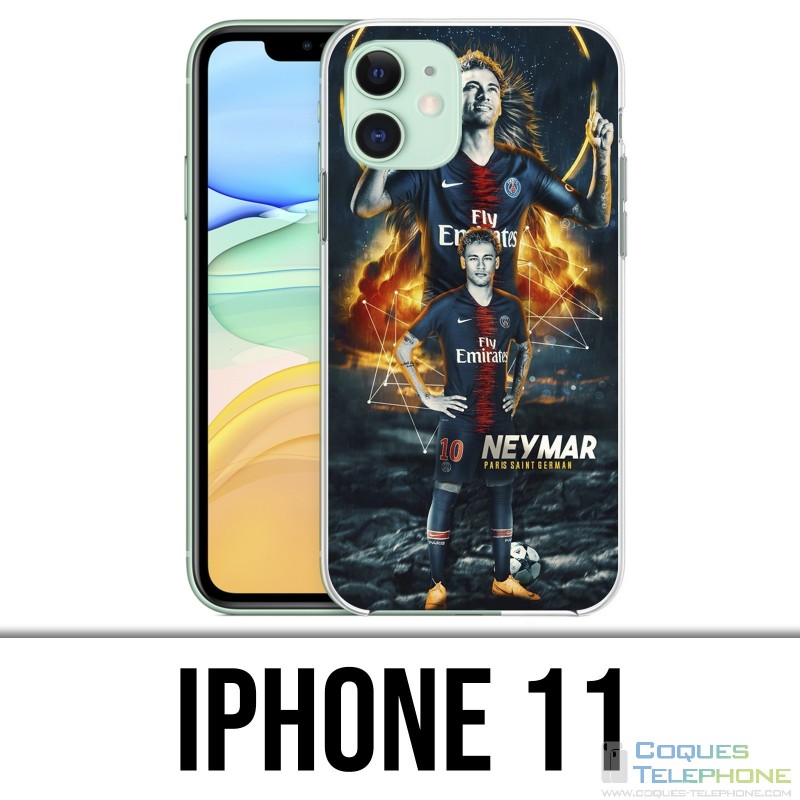 Funda iPhone 11 - Football Psg Neymar Victory