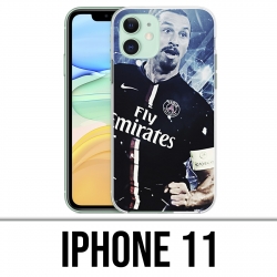 Coque iPhone 11 - Football Zlatan Psg