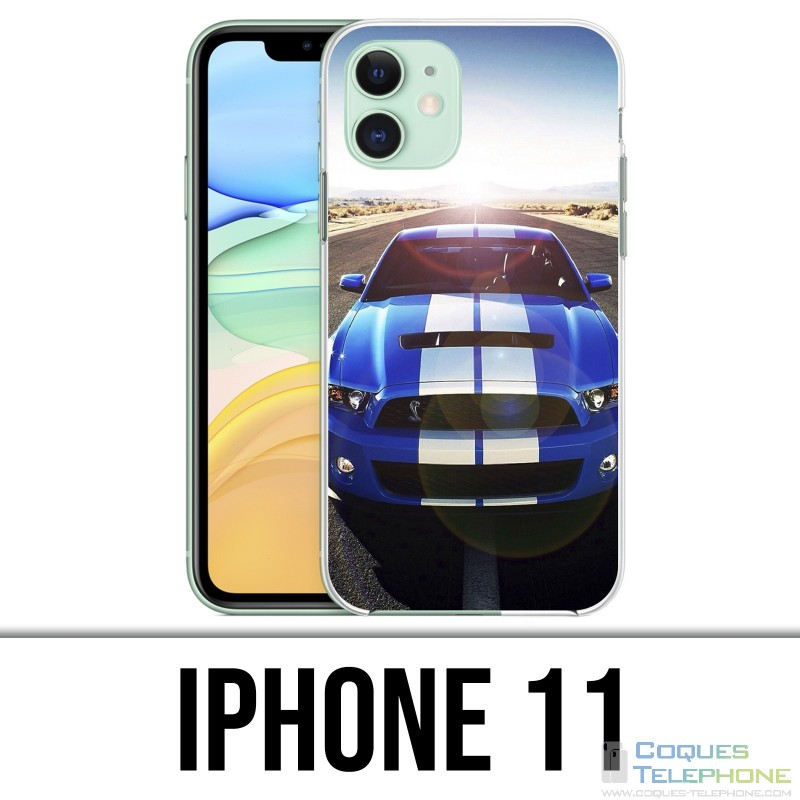 Coque iPhone 11 - Ford Mustang Shelby