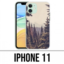 Coque iPhone 11 - Foret Sapins