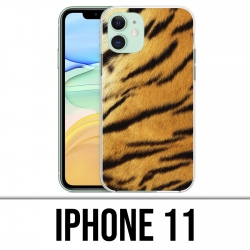 Custodia per iPhone 11 - Pelliccia di tigre