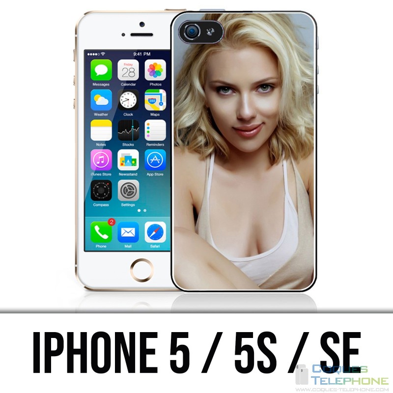 Custodia per iPhone 5 / 5S / SE - Scarlett Johansson Sexy