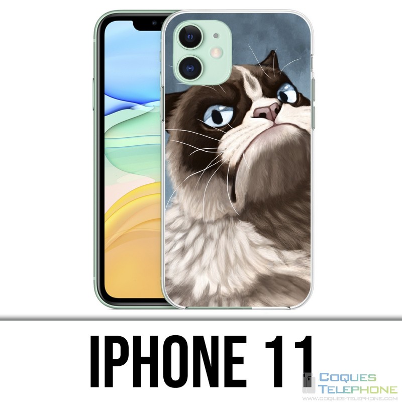 Custodia per iPhone 11 - Grumpy Cat