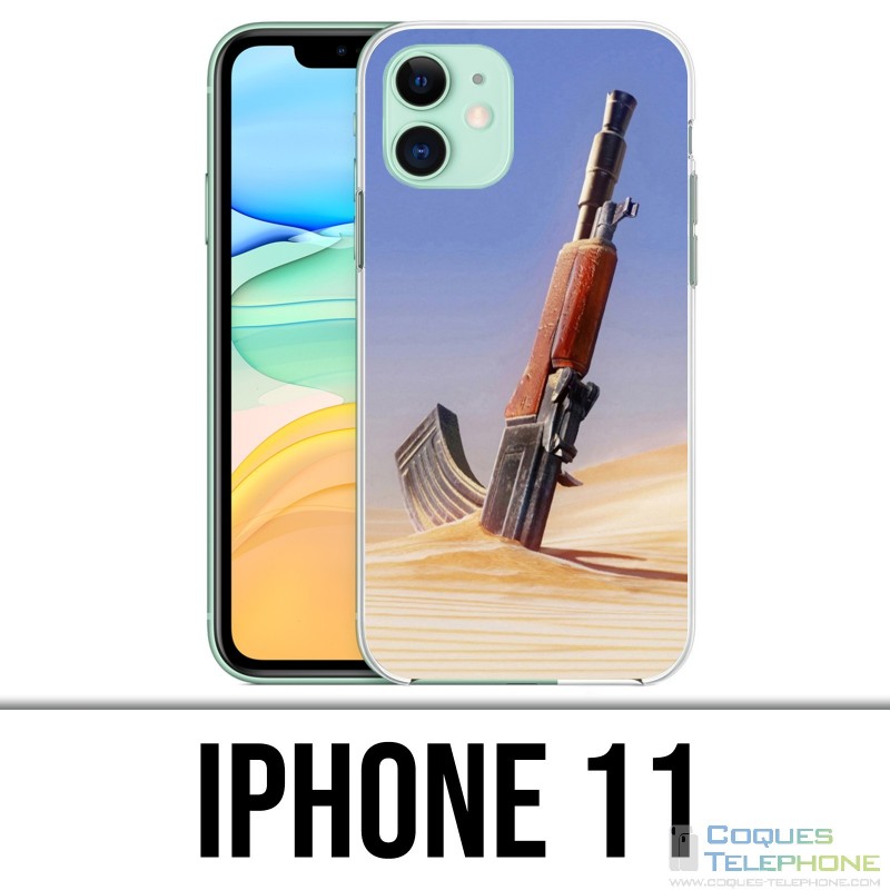 Custodia per iPhone 11: Gun Sand