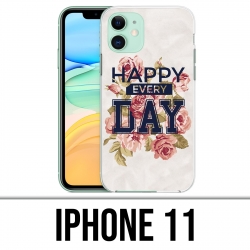 Custodia per iPhone 11 - Happy Every Days Roses
