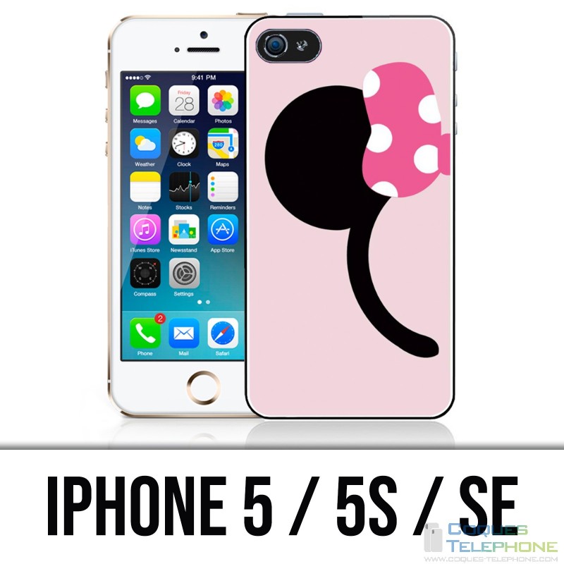Custodia per iPhone 5 / 5S / SE - Cerchietto Minnie