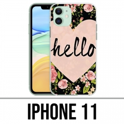 Funda iPhone 11 - Hello Pink Heart