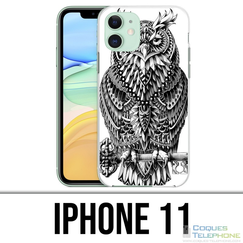 IPhone 11 case - Owl Azteque